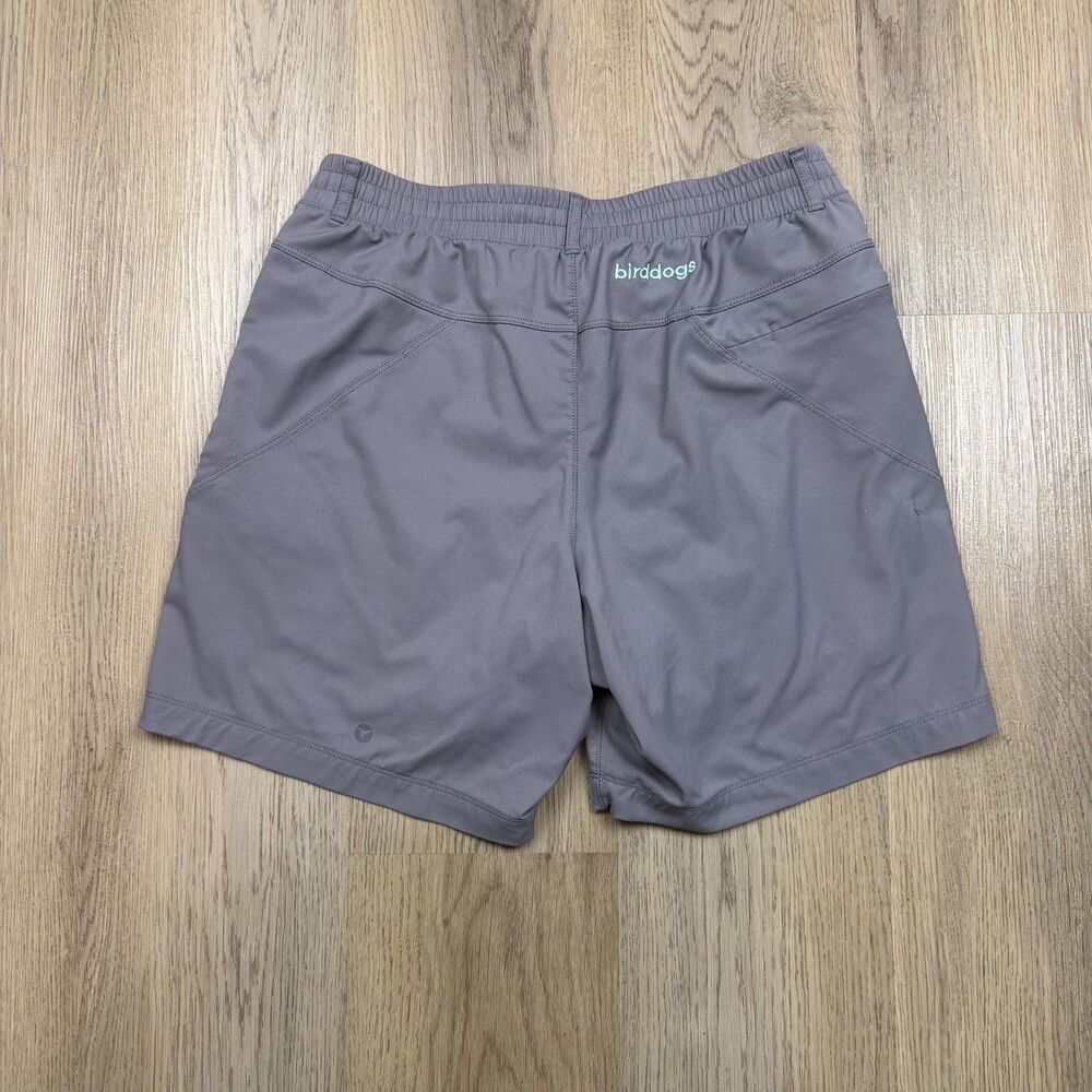 Birddogs Shorts Mens Large Gray Lined Running Zip Pocket Athletic - Picture 5 of 11